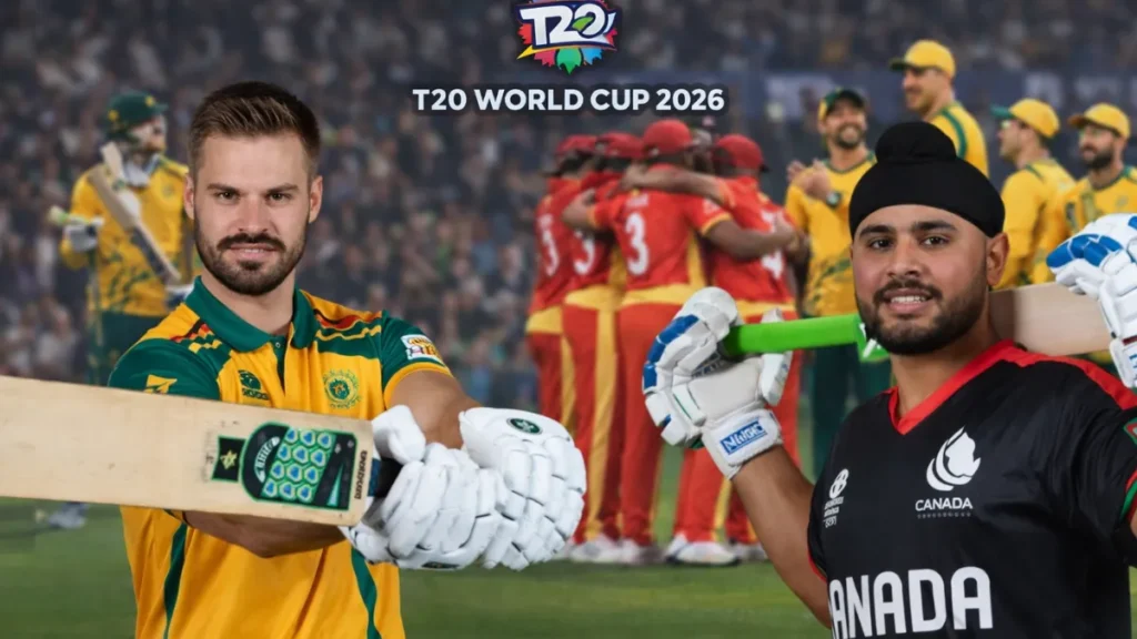 South Africa National Cricket Team vs Canada National Cricket Team Standings