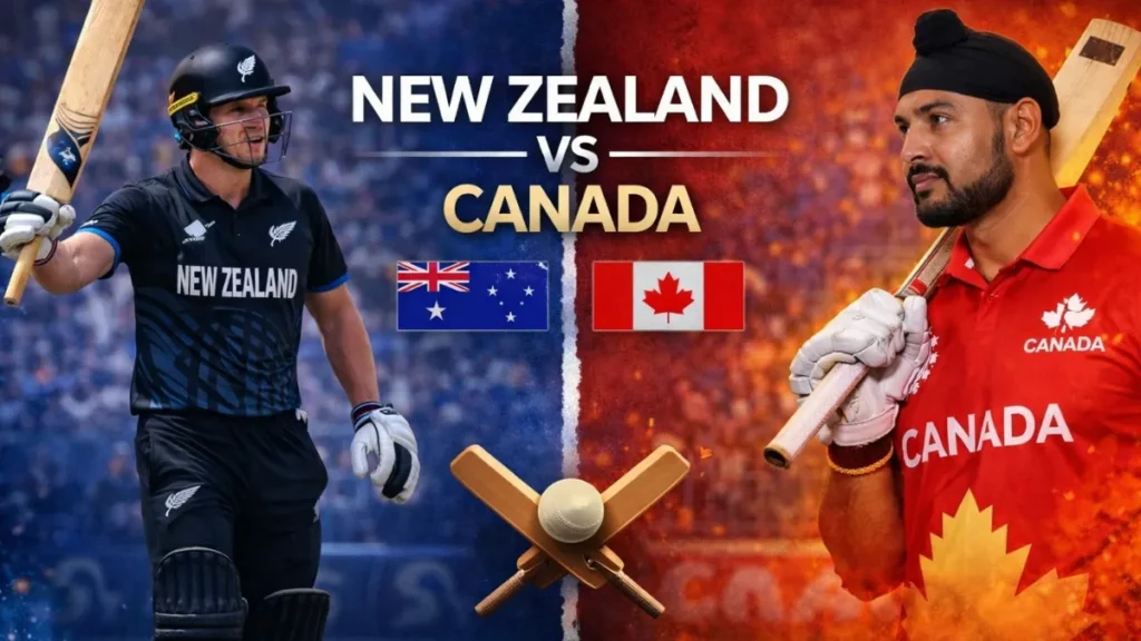 New Zealand vs Canada Cricket