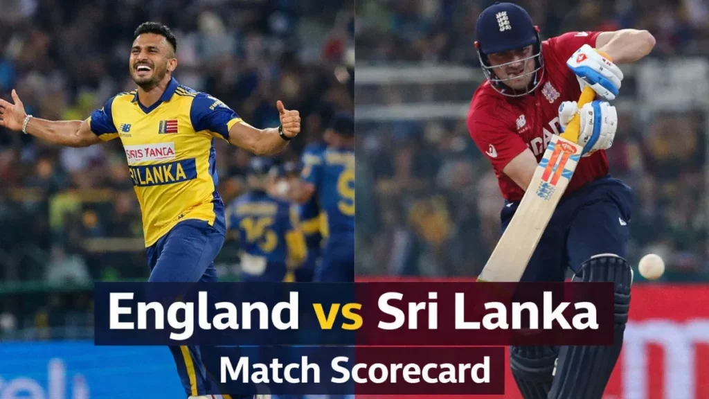 England Cricket Team vs Sri Lanka National Cricket Team Match Scorecard