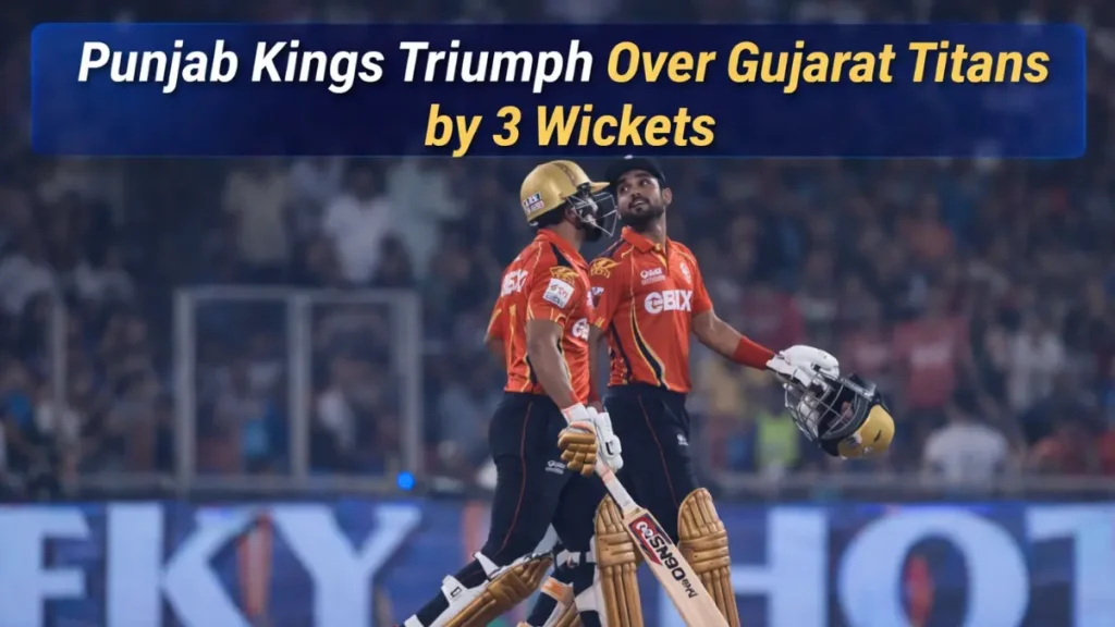 gujarat titans vs punjab kings standings